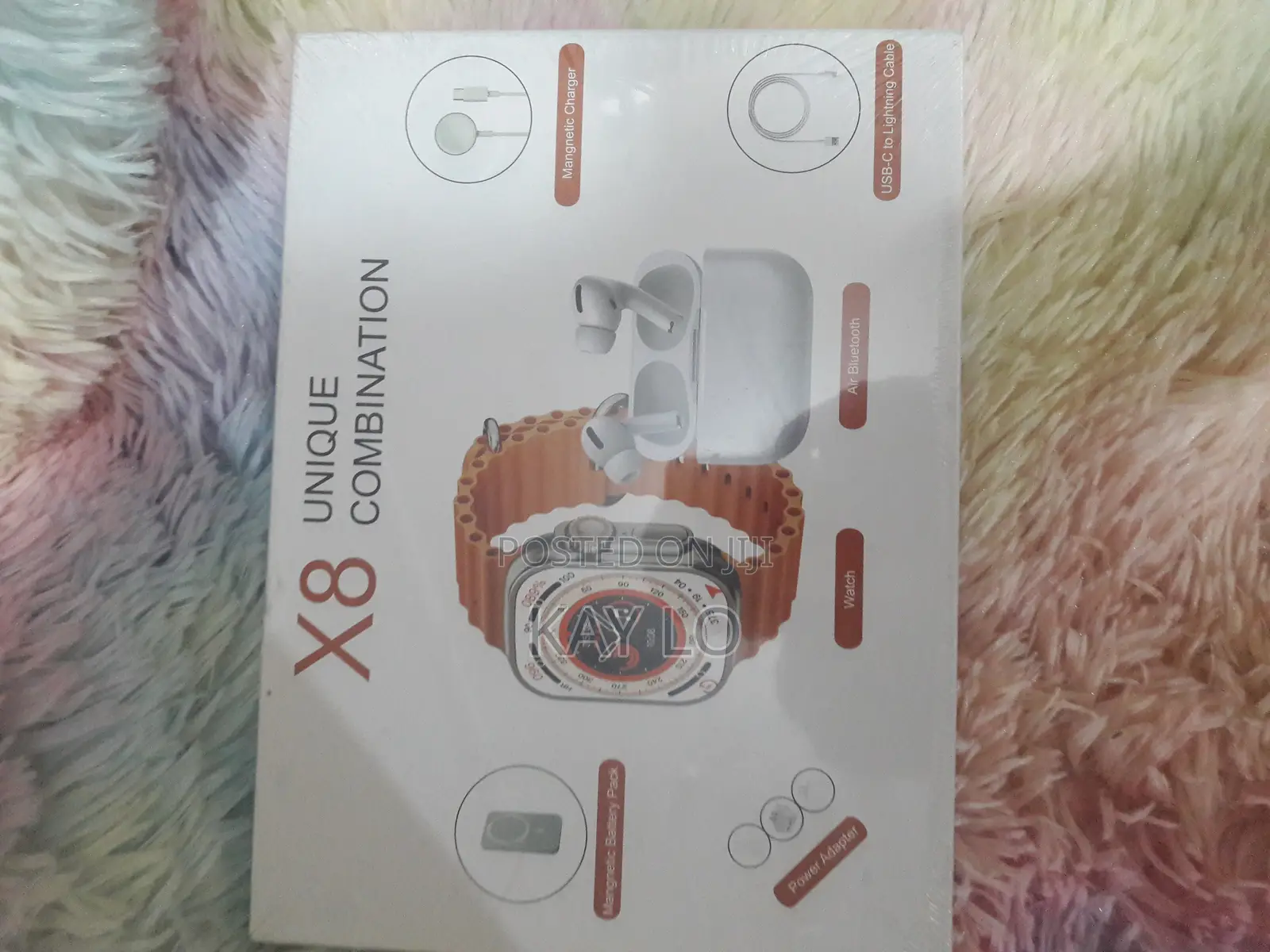 X8 Unique Smart Watch With Power Bank