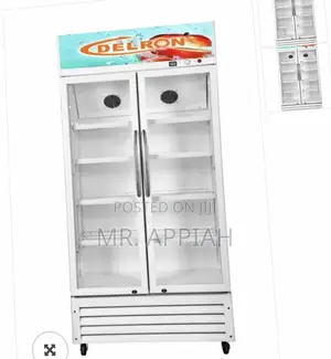 Fresh in Box Delron 2 Door Electric Display Refrigerator 