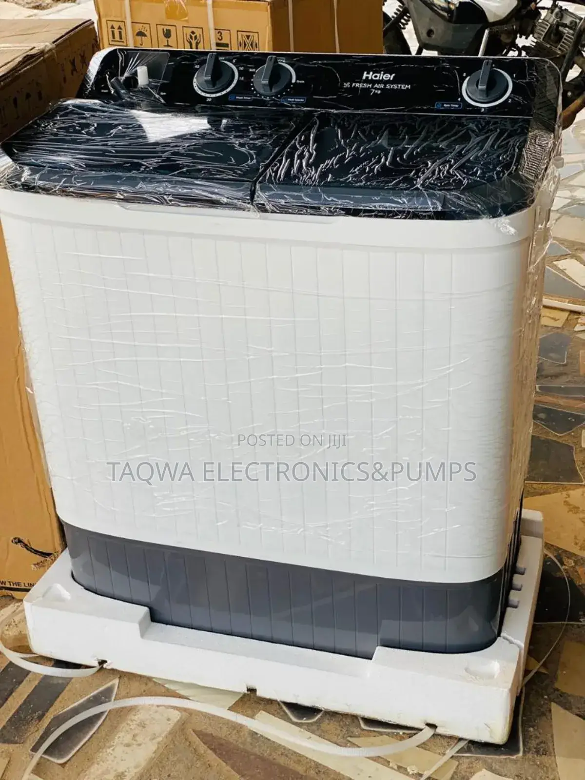Advanced Haier 7kg Semi Automatic Washing Machine