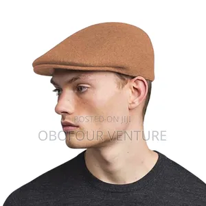 Brown! Kangol 504 Wool Flat Cap Brown Wool. Uiuu