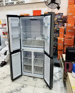 Fast Cooling Nasco 4 Door Electric Refrigerator(Nasf2-400fdr)Gray 