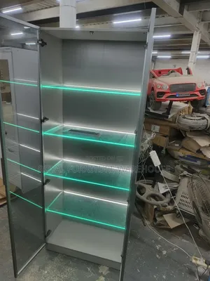 Led-lighted Glass Display Wine Cabinet (Jg-z-902)