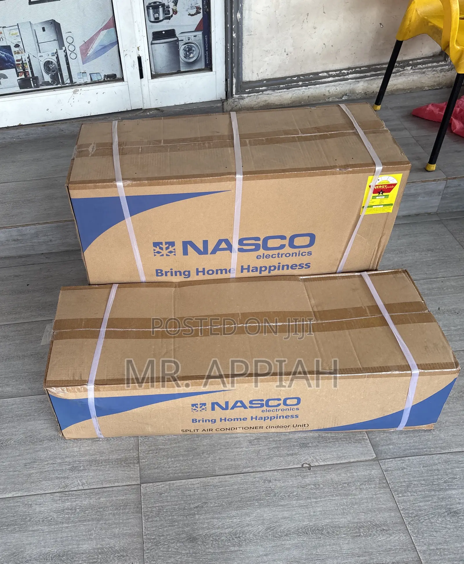 Non Inverter Nasco 1.5hp Air Conditioner(Remote)White 