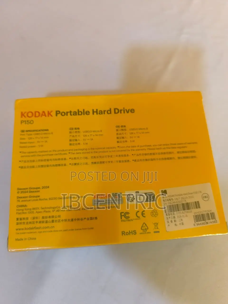 Portable Kodak 512gb Hard Drive