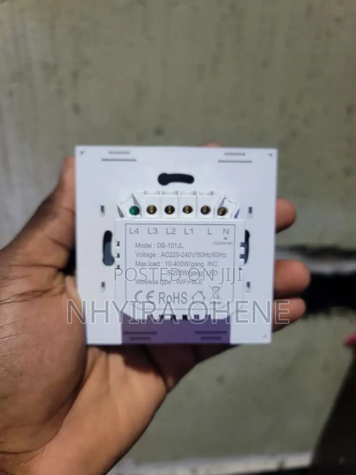3 Gang Wifi Smart Switch (Touch)