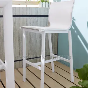 Outdoor Patio High Bar Dining Table Chairs Set