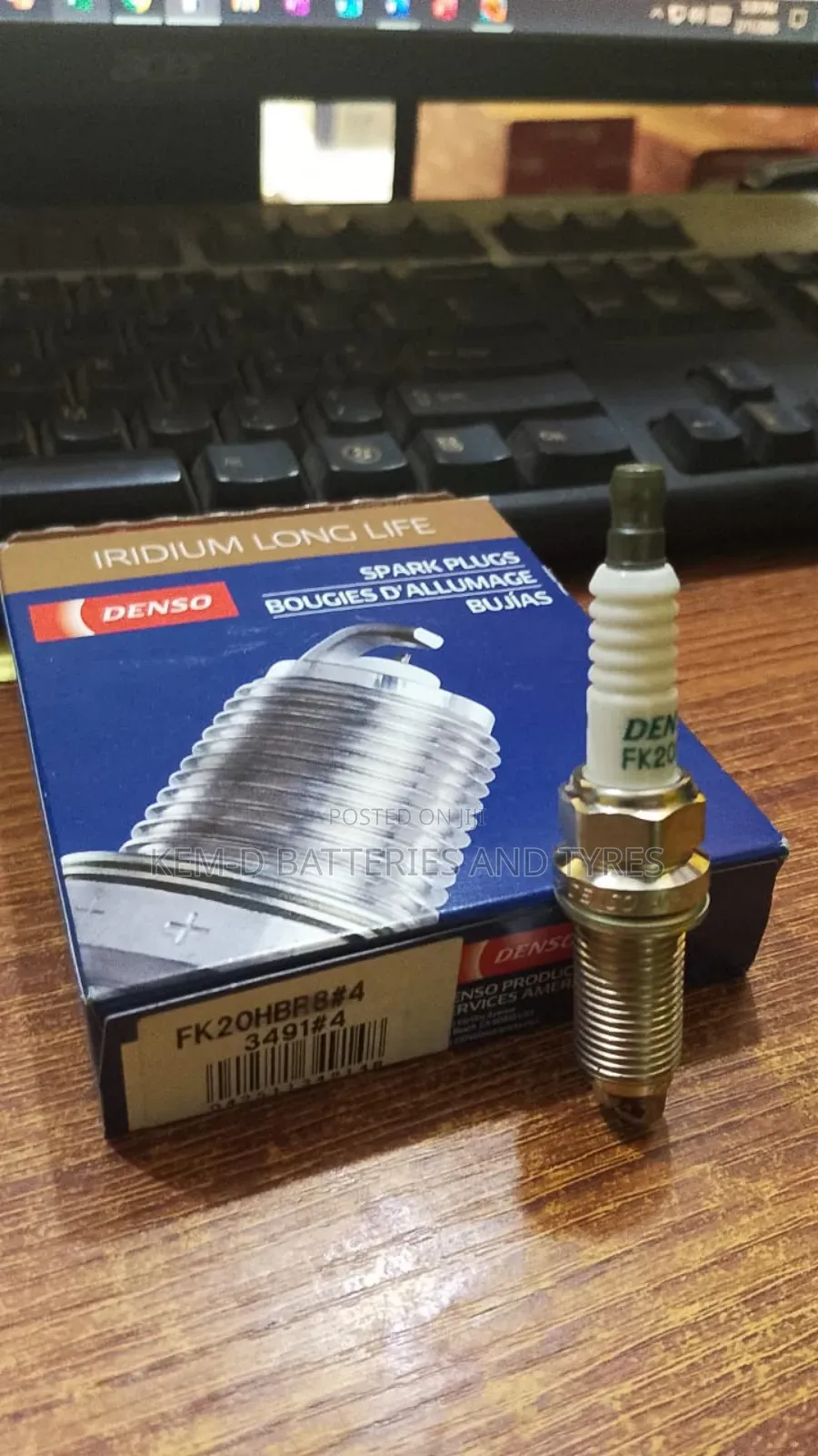 Denso FK20HBR8 Iridium Long Life Spark Plugs