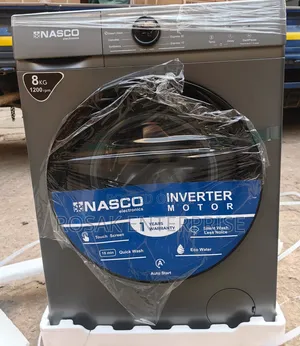 Nasco *8kg* Front Load Fully Automatic Washing Machine Inverter