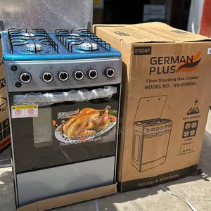 German Plus Gas Cooker| 4_burners| 50x50| Oven| Grill| Made In Germany