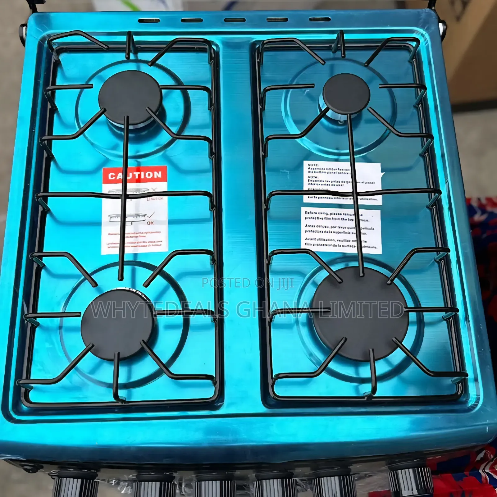 German Plus Gas Cooker| 4_burners| 50x50| Oven| Grill| Made In Germany