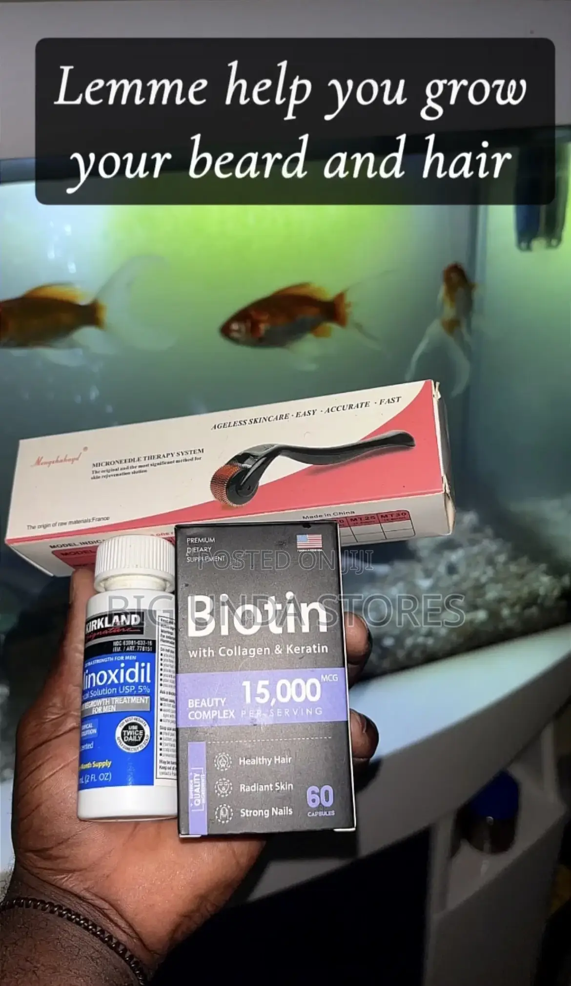 Super Combo Kirkland Oil, Biotin and Roller