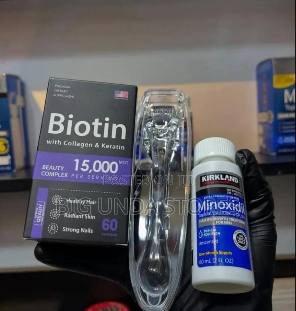 Super Combo Kirkland Oil, Biotin and Roller