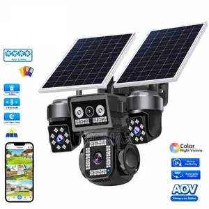 4-Lens 4g Solar Security Camera