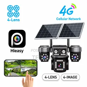 4-Lens 4g Solar Security Camera