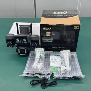 4-Lens 4g Solar Security Camera