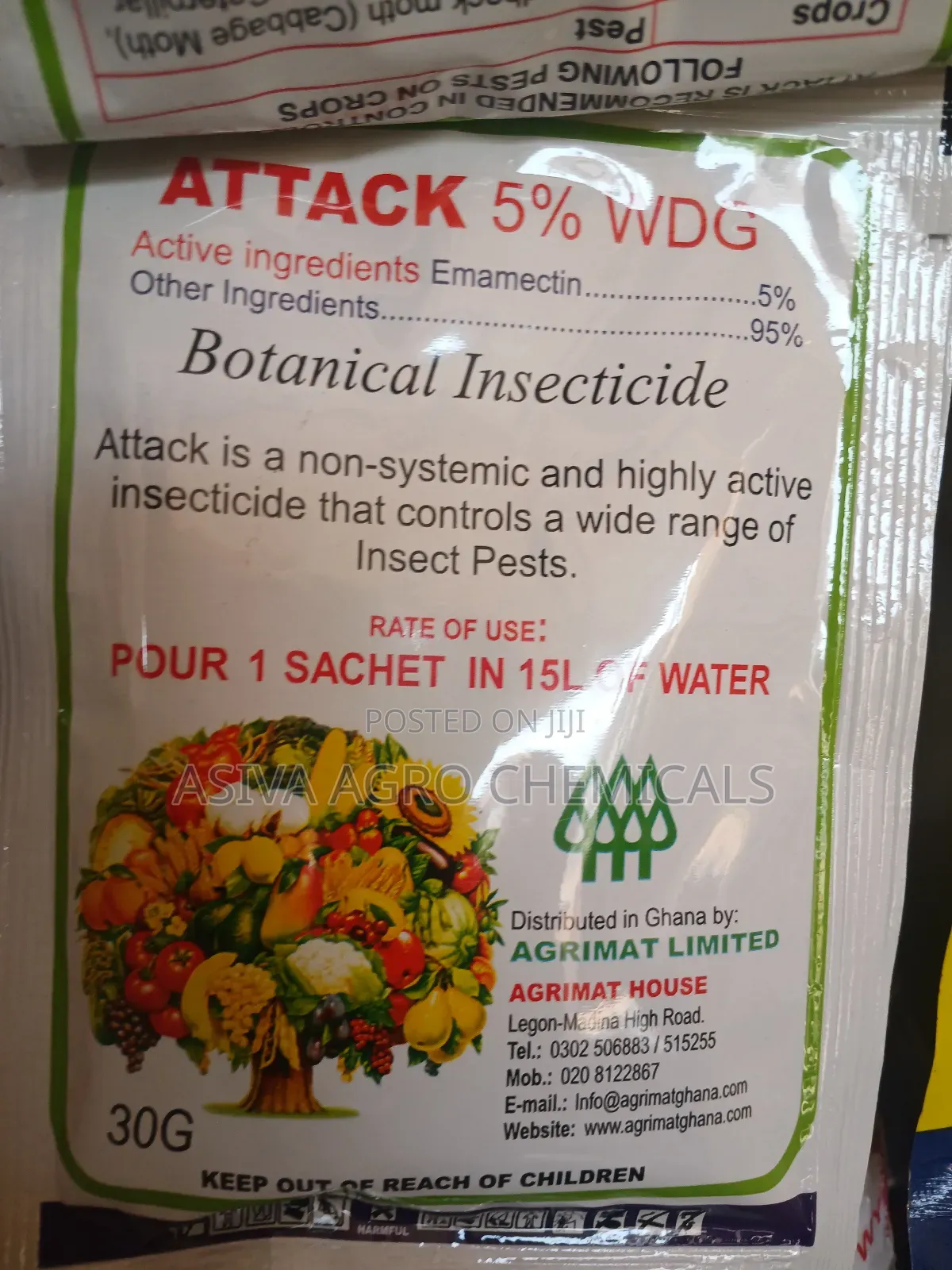 Attack Insecticide Powder 30grams