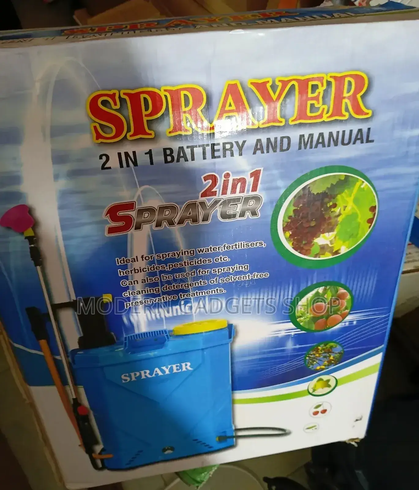2 in 1 Manual and Rechargeable Spraying Pesticides