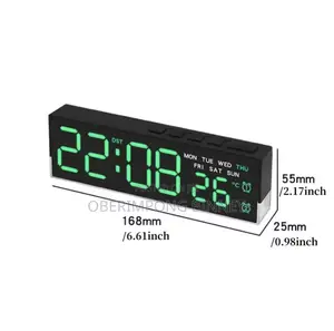 Digital Table Clock Watch With Ambient Lighting