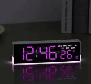 Digital Table Clock Watch With Ambient Lighting