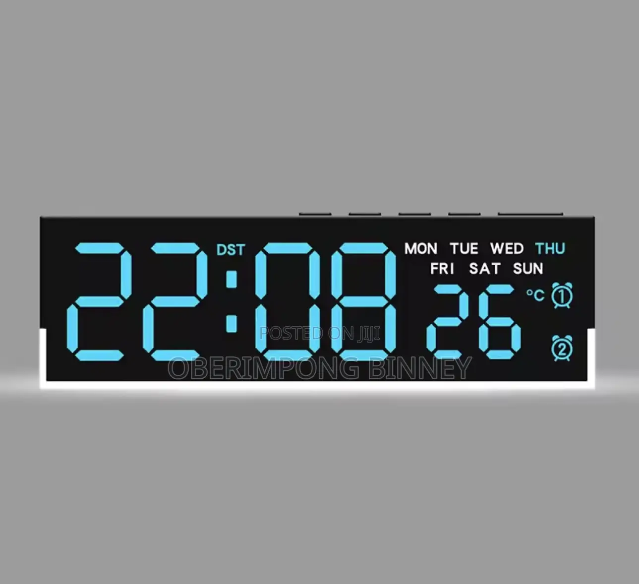 Digital Table Clock Watch With Ambient Lighting