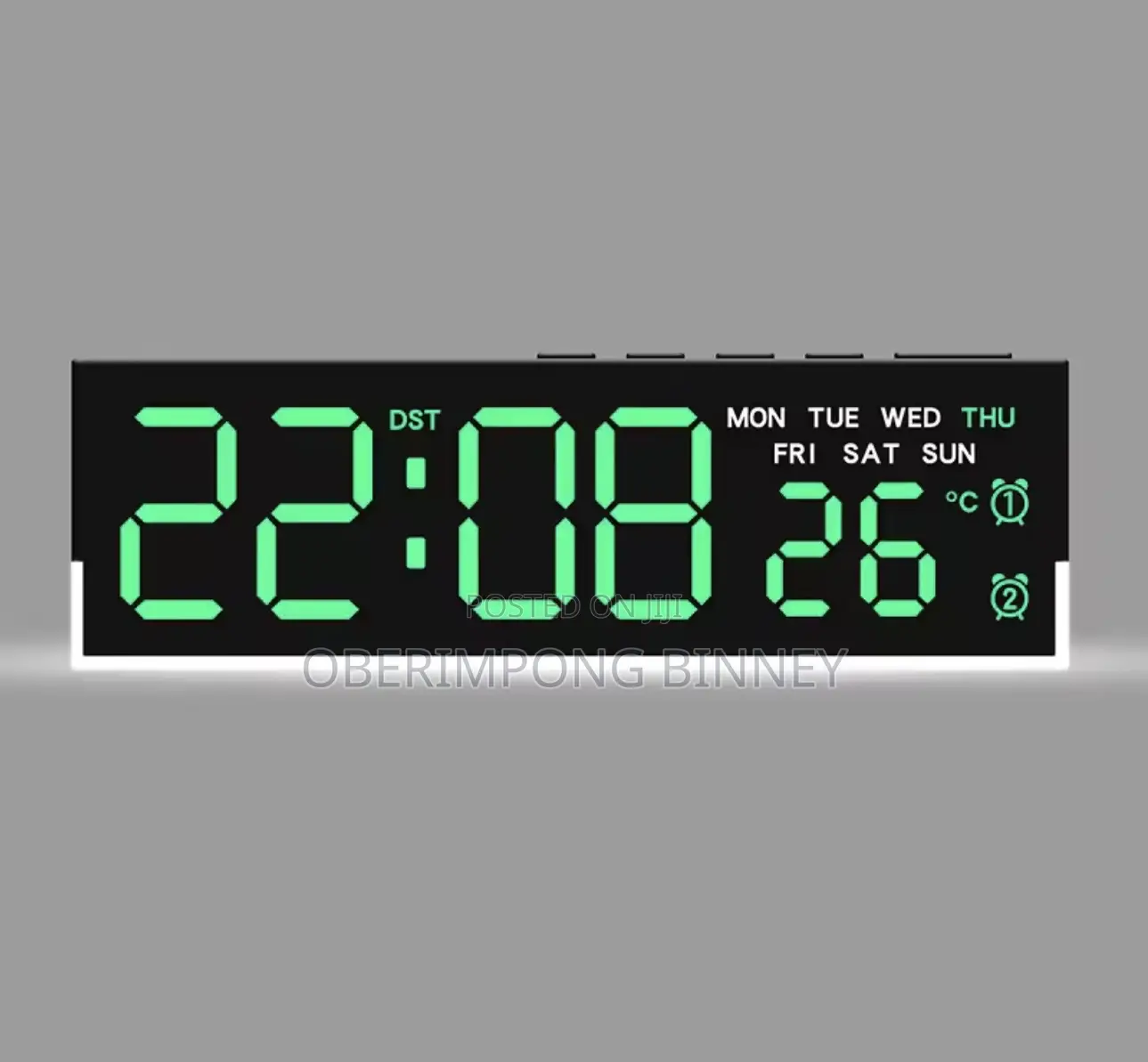 Digital Table Clock Watch With Ambient Lighting