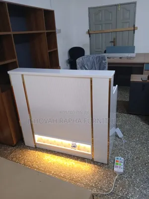 Receptionist Desk With Led Lights