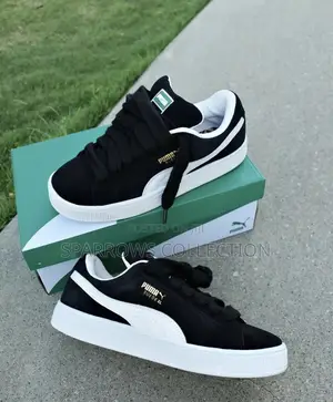 Original Puma Suede Xl Black and White