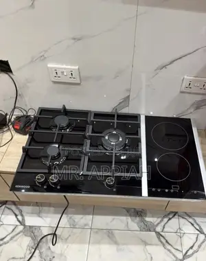 Affordable Kenwood 90cm 4 Gas With 2 Electric Built in Hob(Black)