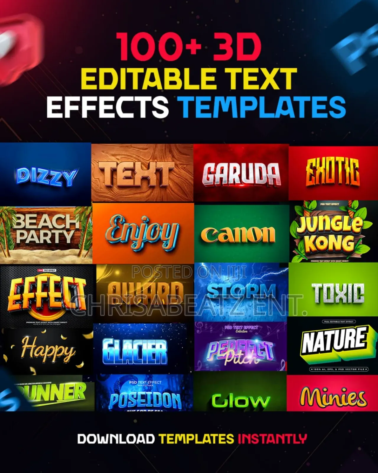 +100 Logos and PSD Templates for Photoshop