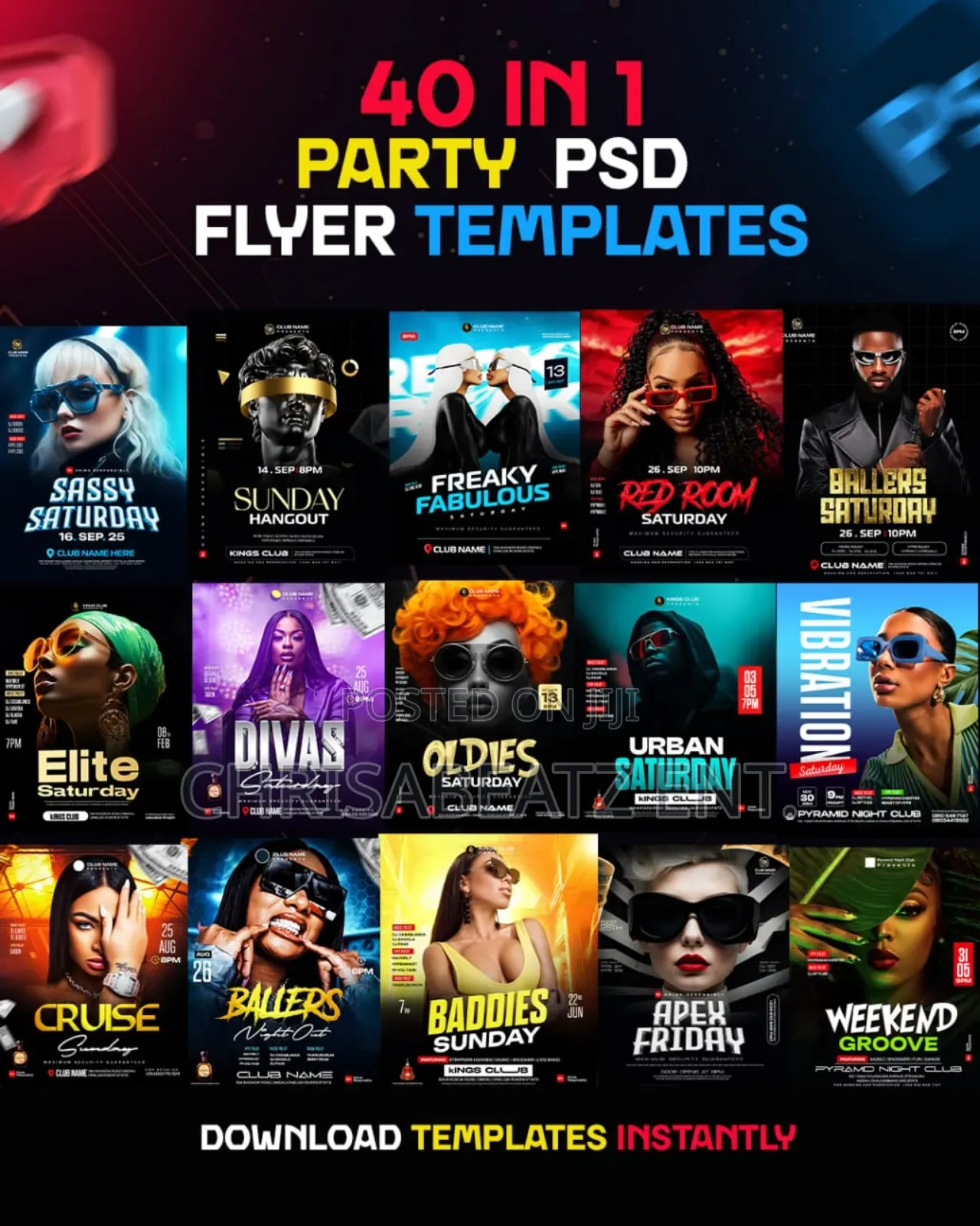 +100 Logos and PSD Templates for Photoshop