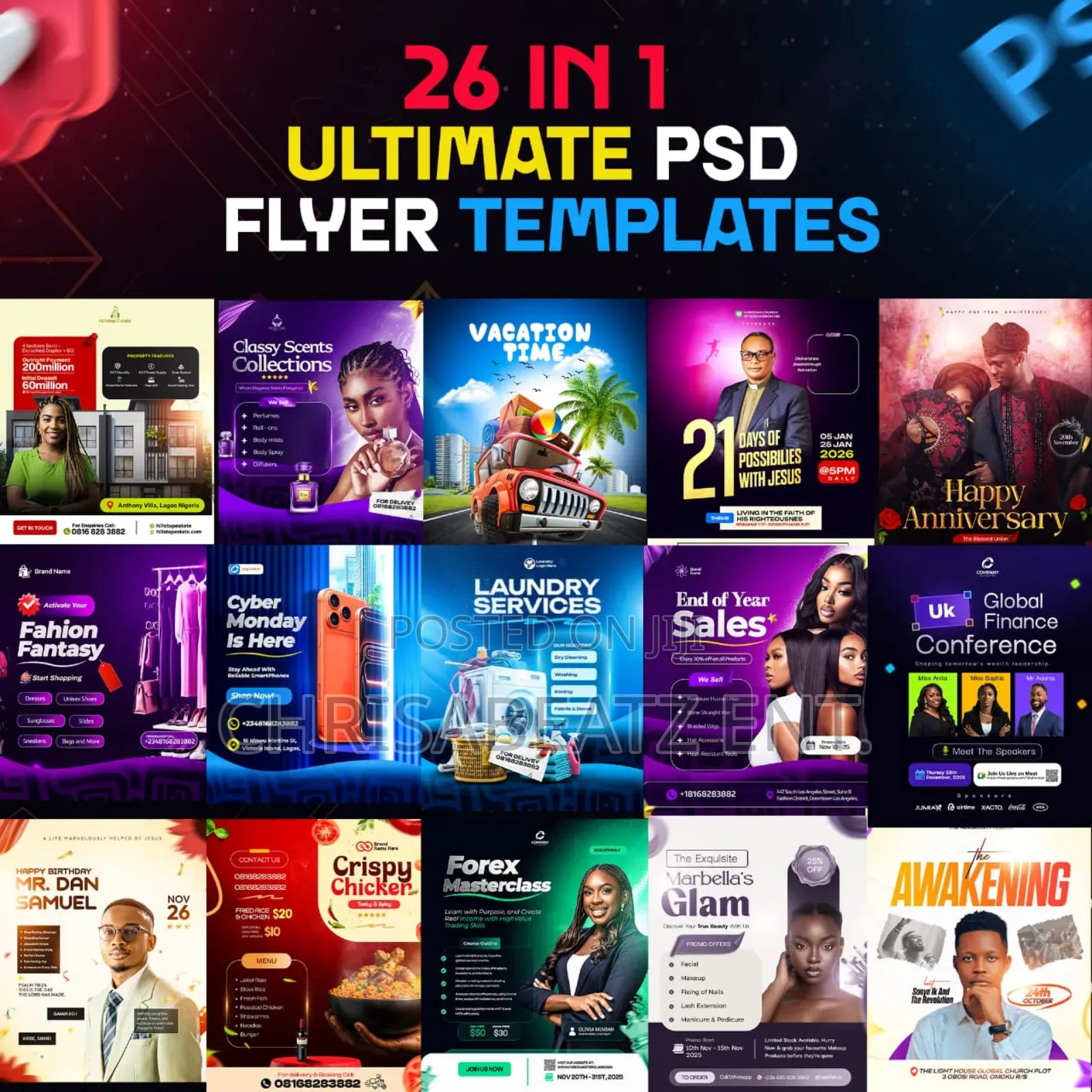 +100 Logos and PSD Templates for Photoshop