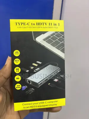 Type C to HDTV 11 in 1 Adapter