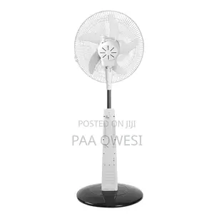 TNT Star 18 Inch Solar Rechargeable Standing Fan With Remote Control