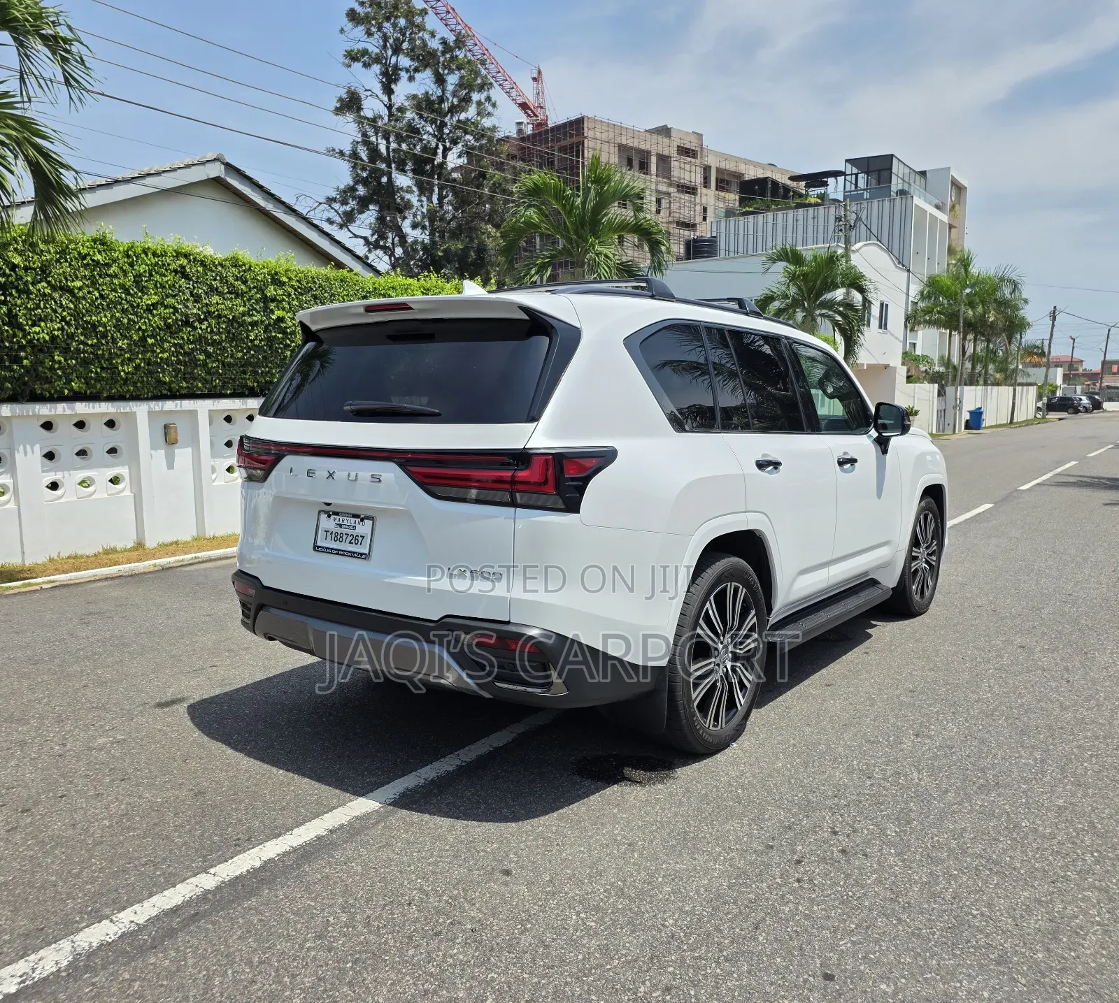 New Lexus LX 600 2024 White