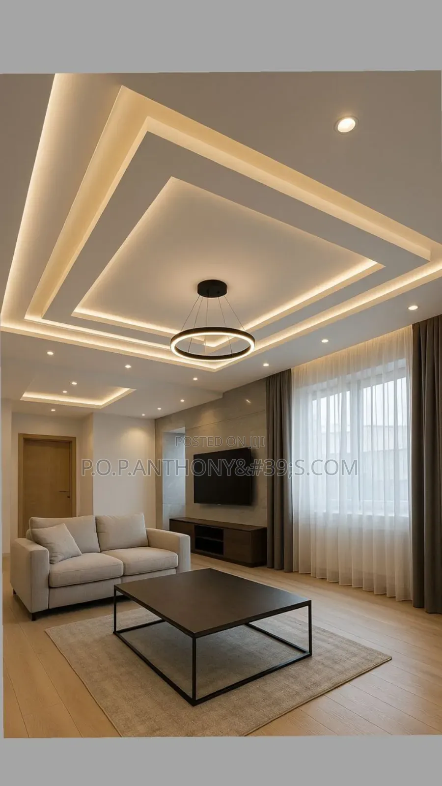 P.O.P Ceiling Designs,Tv Stand, Copping, Pillar Designs