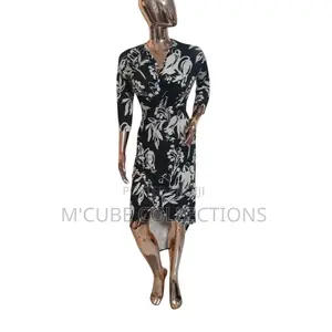 Floral Asymmetry Wrap Dress
