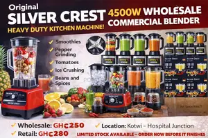 Original Silver Crest 4500w Commercial Blender-Very Powerful–Wholesale