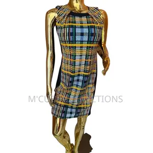 Vibrant Plaid Mini Dress