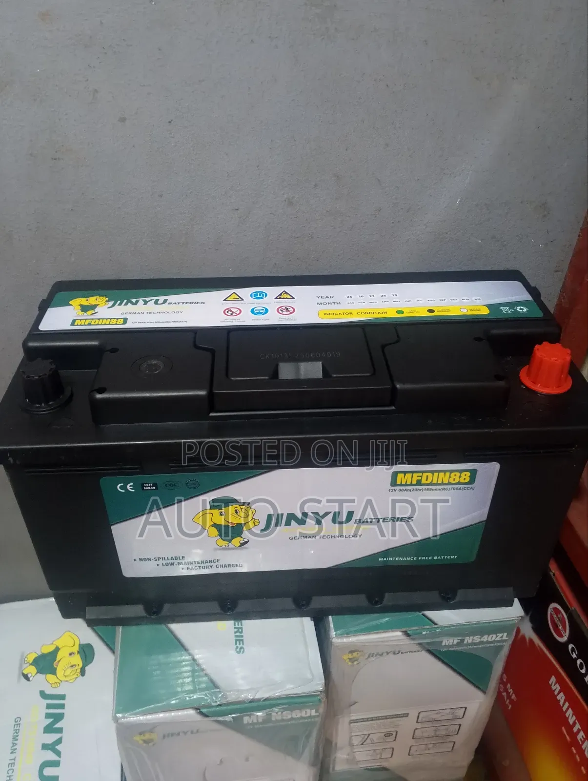 Car Battery 88ah/17 Plate + Free Delivery Within Accra