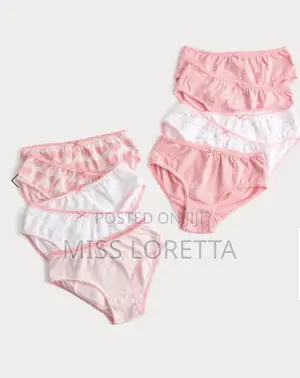 6 Pack Cotton Panties ( Girls 3-17years )