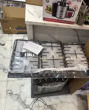 Elegant Kenwood 90cm Tempered Glass 4 Gas + 1 Electric Hob 