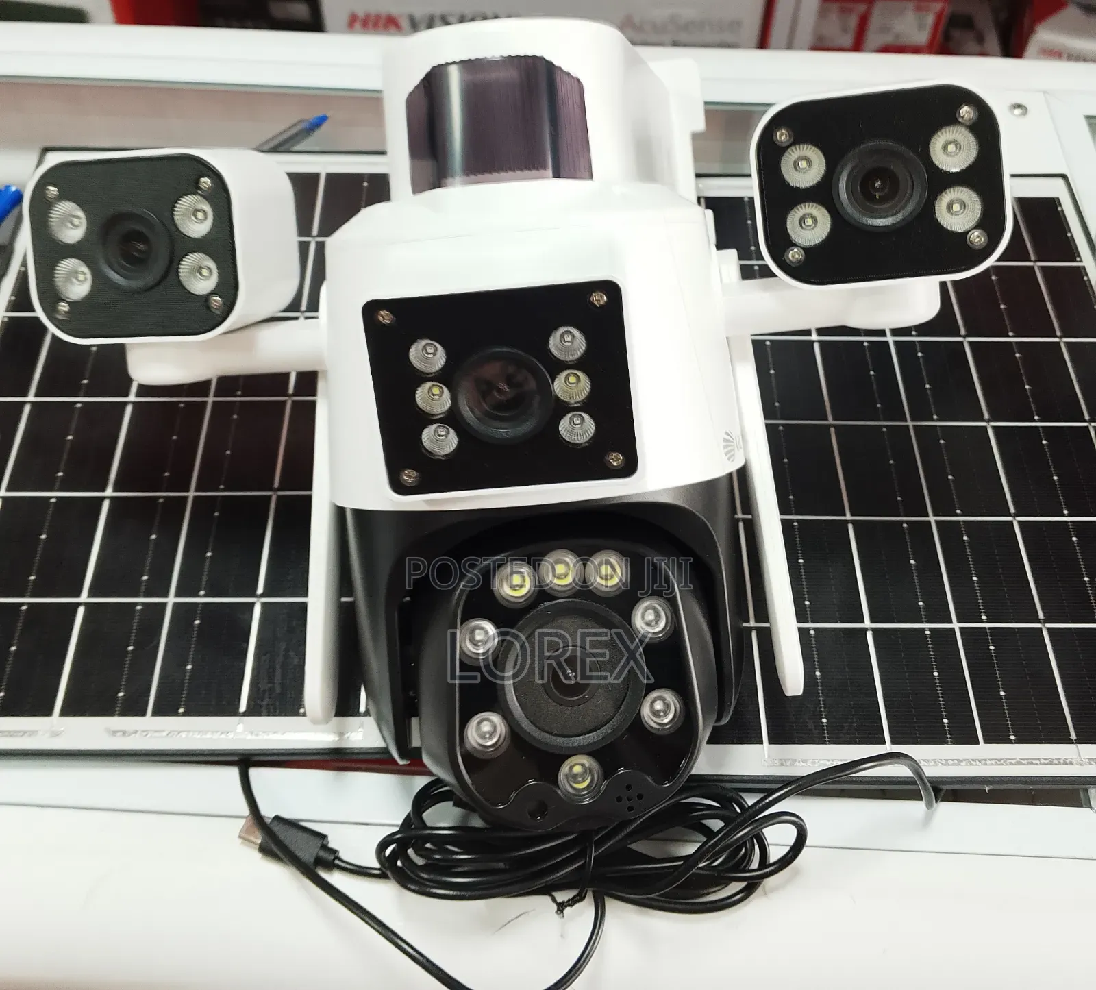 Solar 4g Camera 4lens (Always on Video) 12mp Ai Motion Detector