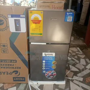 Pearl 56liters Table Top Double Door Fridge