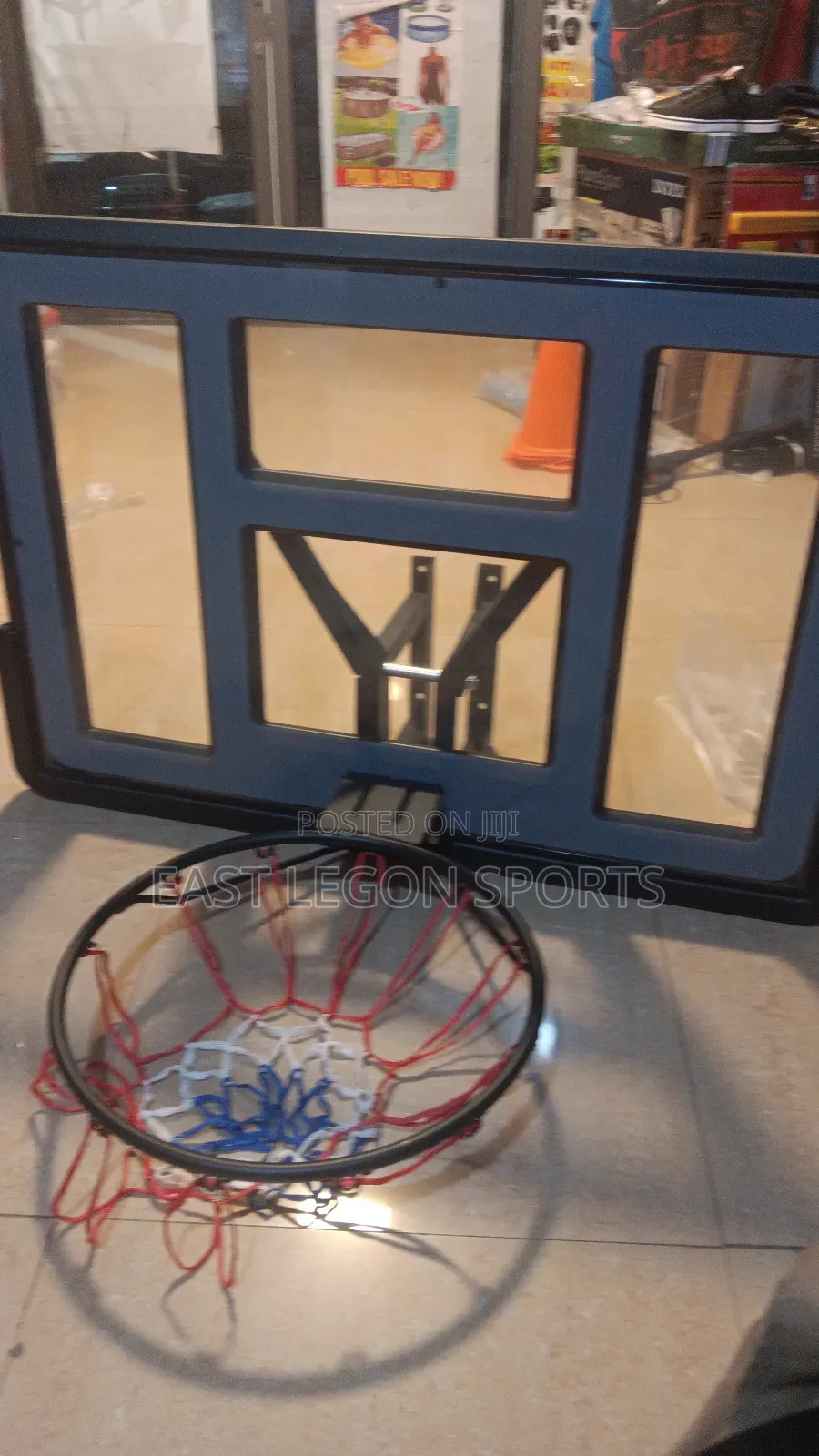 Lifetime Basketball Wall Hoop New Rim Backboard Only