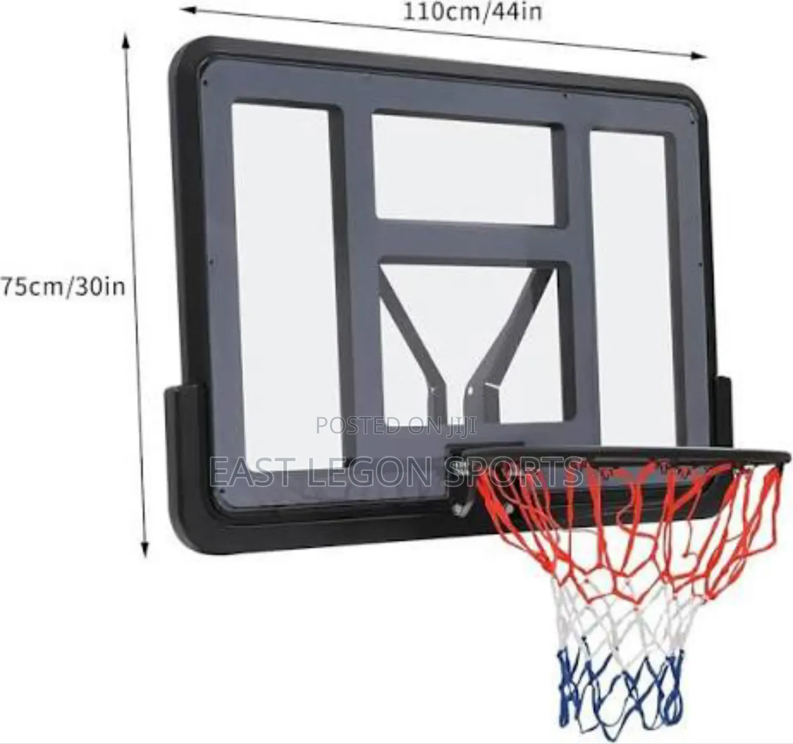 Lifetime Basketball Wall Hoop New Rim Backboard Only