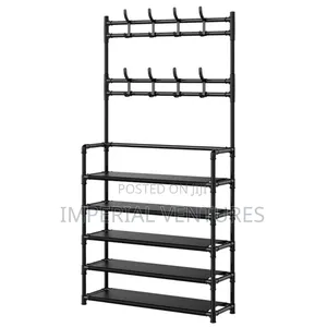 Durable Metallic Assembling Shoe Rack