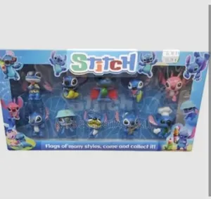 Stitch Cartoon Character Collectable Action Toys