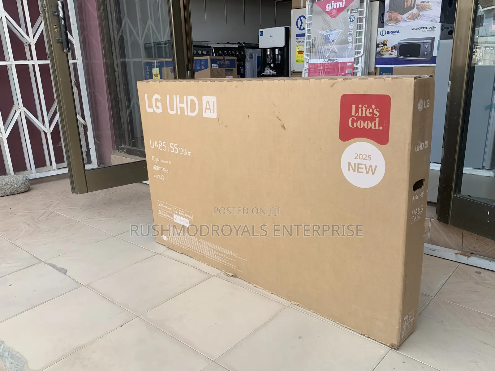 55 Inch LG Uhd Ai Ua85 Smart TV Ai Magic Remote Hdr10 Webos25