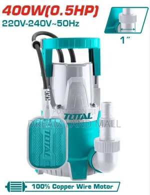 Total Submersible Water Pump 400w ( 0.5 Hp)