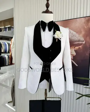 White Wedding Suit